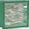 Vetrocemento BM Aqua madreperla smeraldo 19x19x8 cm