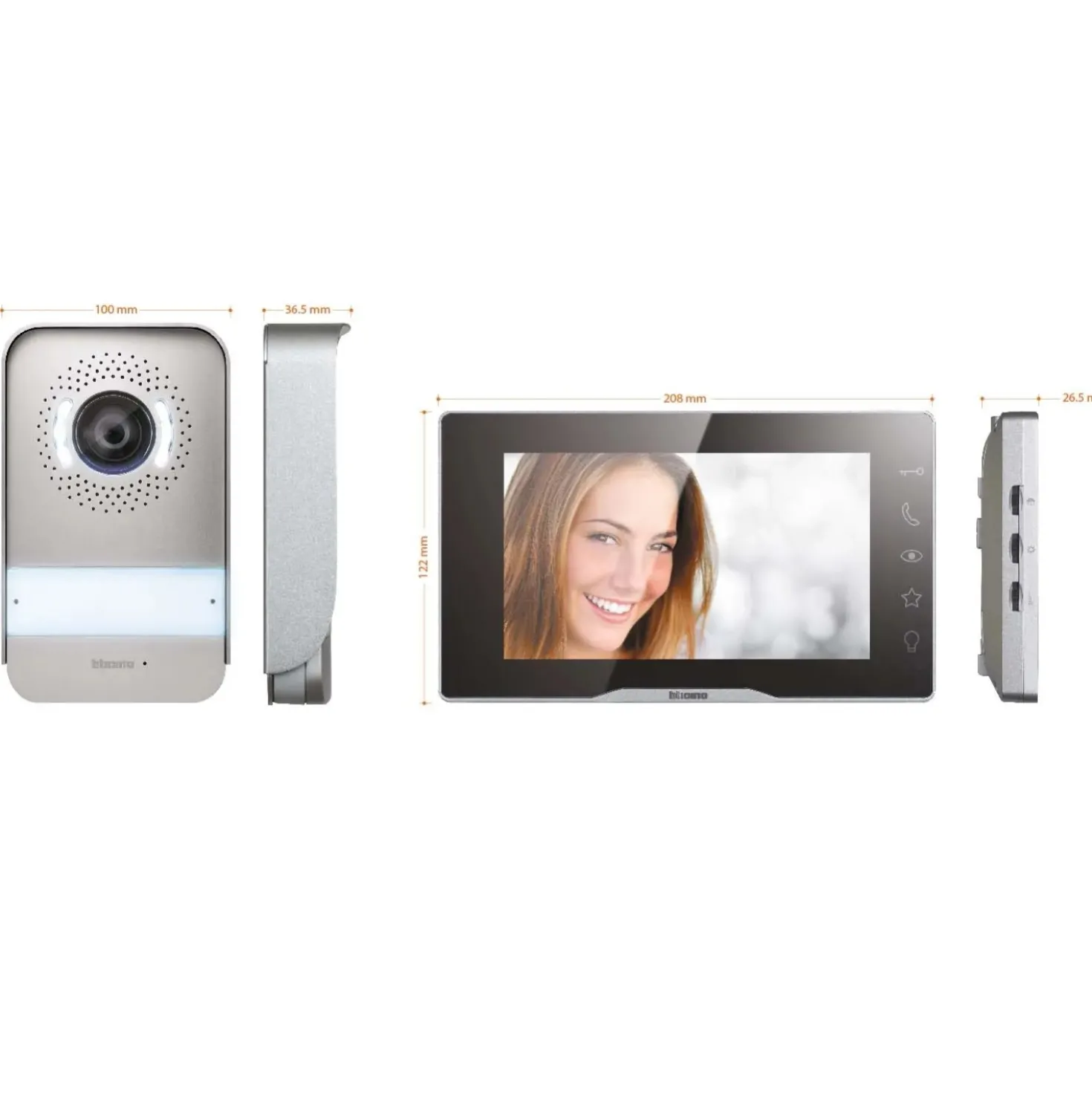 Videocitofono 7" Monofamiliare Bticino 318913 Easikut Plus