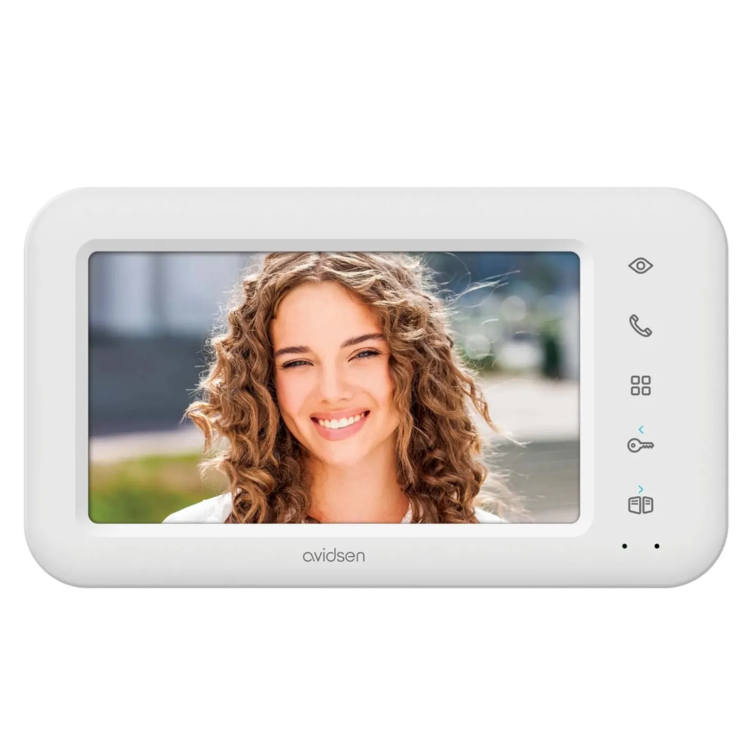Videocitofono Monofamiliare 2 fili Schermo 7" a colori Avidsen Elia 112290