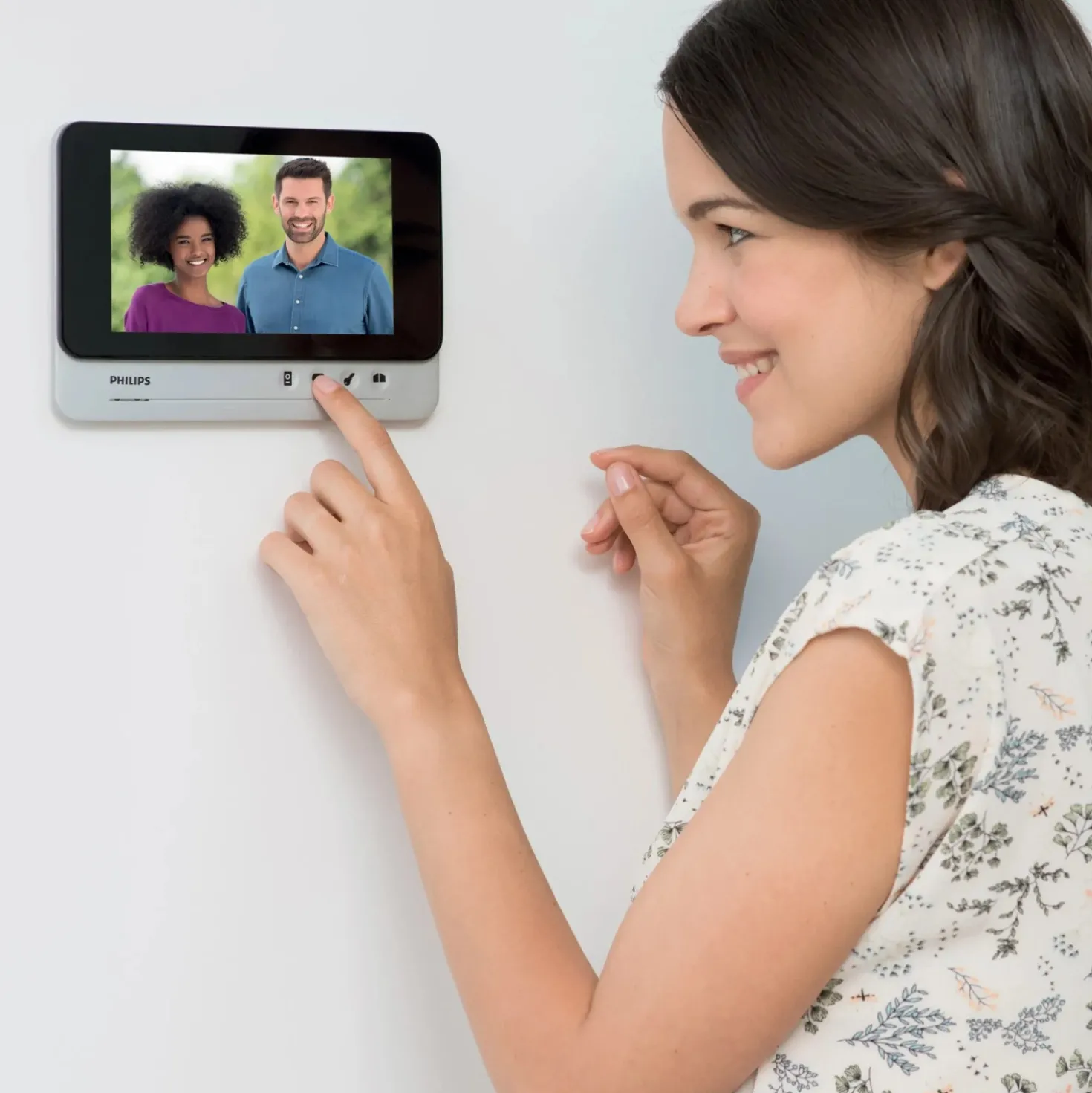 Videocitofono Philips Comfort 7" Mono/Bifamiliare 2 Fili e Night View