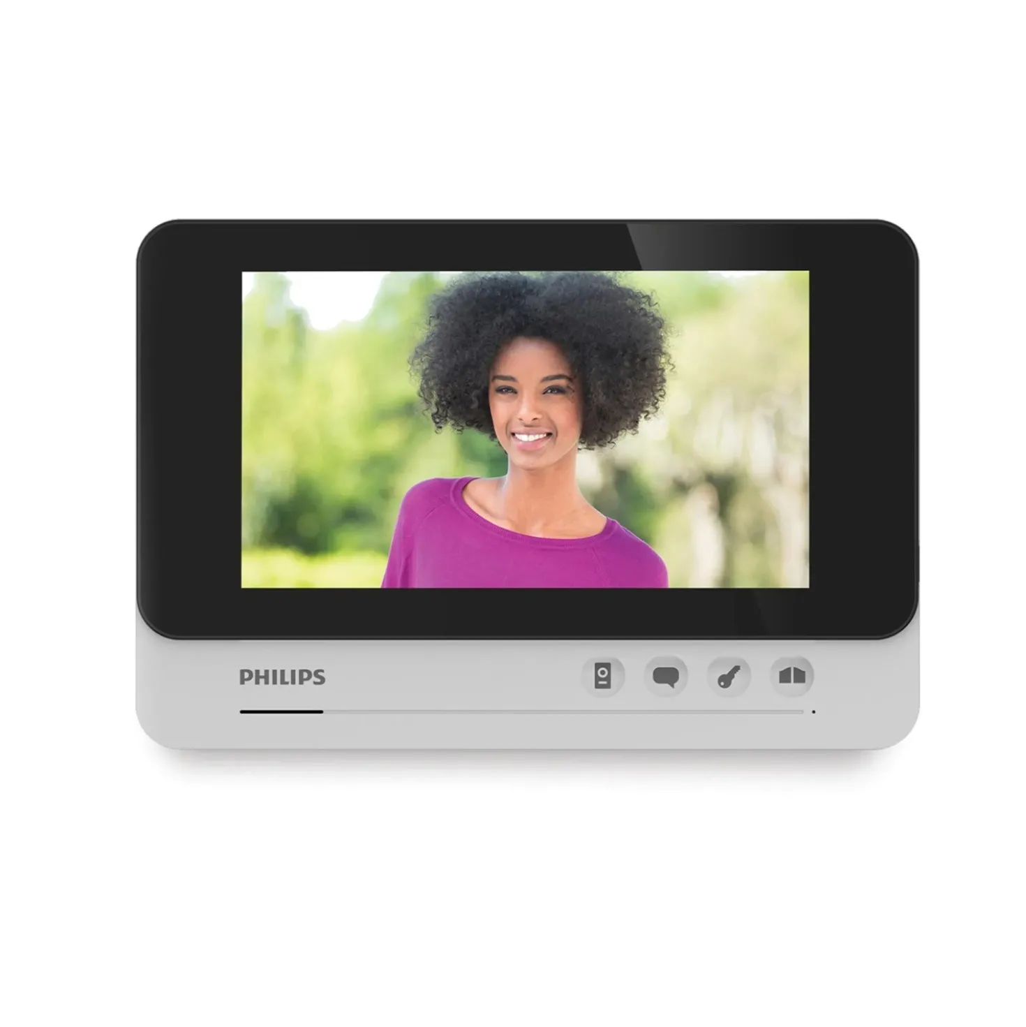Videocitofono Philips Comfort 7" Mono/Bifamiliare 2 Fili e Night View