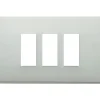 Vimar 8000 placca 3M alluminio anodizzato scatto colore oro