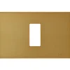 Vimar 8000 placca 1M alluminio anodizzato scatto colore bronzo