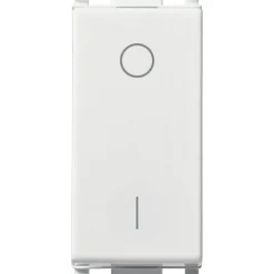 Vimar Plana interruttore 2P 16AX 250 V tasto sostituibile colore bianco
