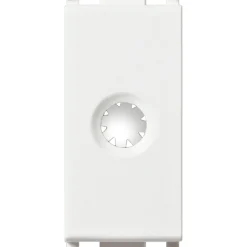 Vimar Plana passacavo con serracavo colore bianco