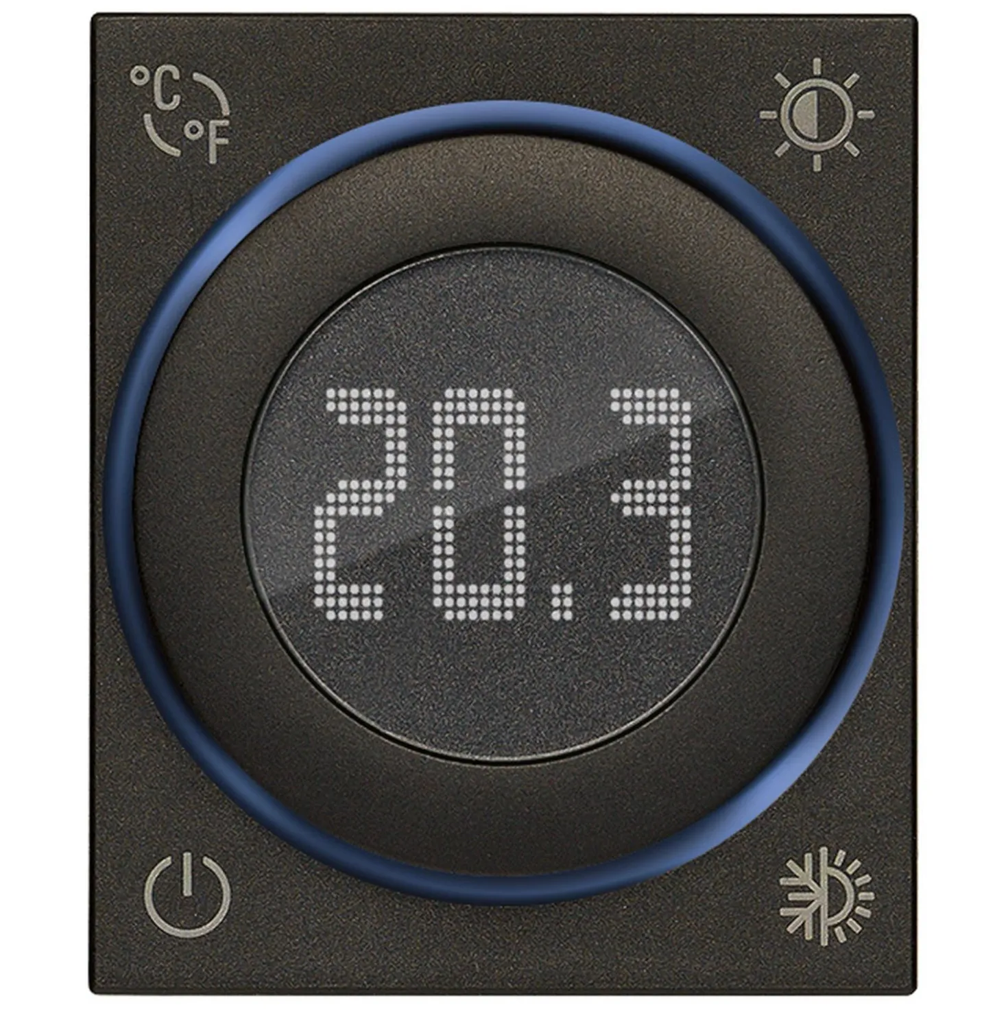 Vimar termostato a rotella IoT 2M nero