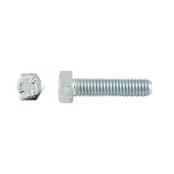 Vite ferro a testa esagonale DIN 933 zincata mm 8 x 20 mm 13 x4 pz
