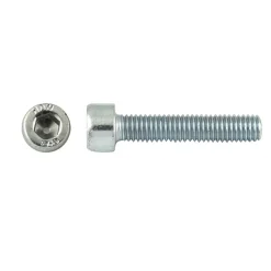 Vite ferro testa cilindrica cava esagonale din 912 zincata mm 6x20