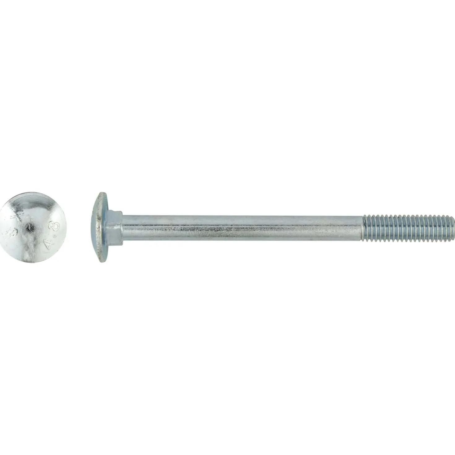 Vite per ferro testa tonda zincata DQ DIN 603 mm 6 x 100 confez. 4 pz