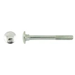 Vite per ferro testa tonda zincata DQ DIN 603 mm 6 x 80 confez. 4 pz
