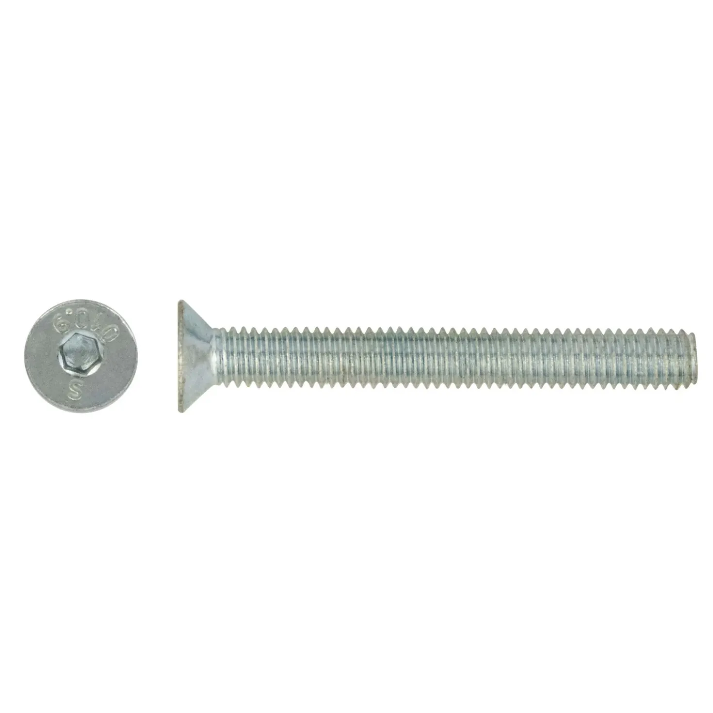Vite per ferro zincata tps cava ES2,5 DIN7991 4x30 mm confez. 10 pz
