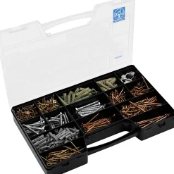 Vite per legno in valigetta LUX-TOOLS set 620 pz
