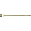 Vite per legno testa piana svasata zincata giallo 4x45 mm 10 pz