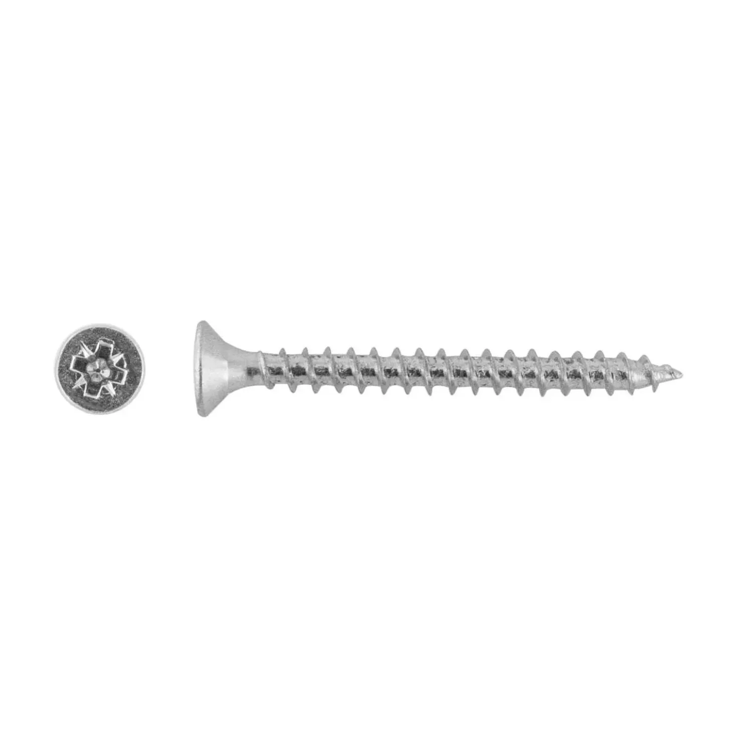 Vite per legno testa piana svasata acciaio inox 4x40 mm 10 pz