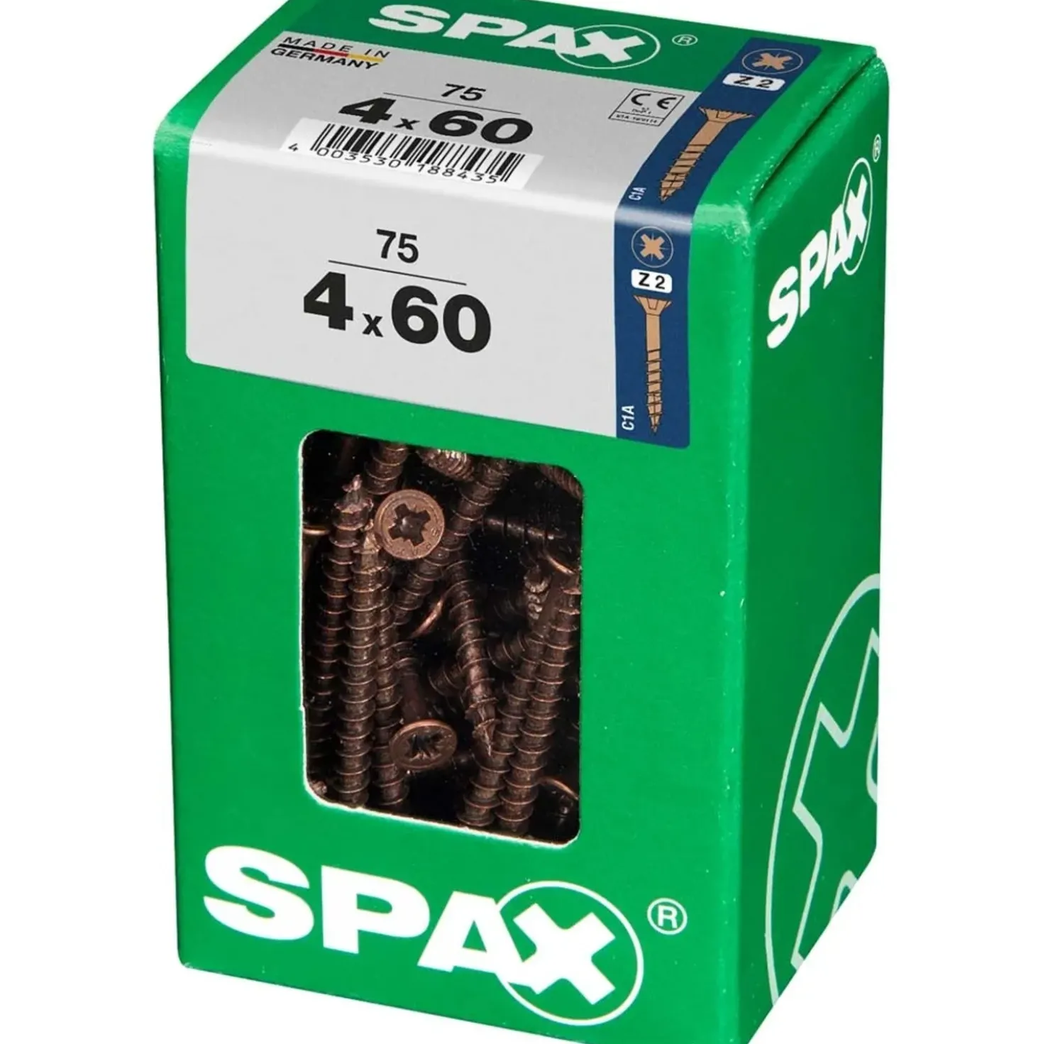 Vite SPAX TSP POZI bronzata 4x60 L 75 pz