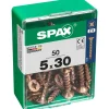 Vite SPAX TSP POZI bronzata 5x30 M 50 pz