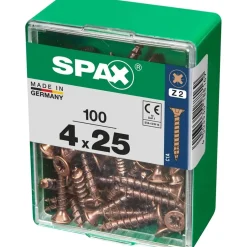 Vite SPAX TSP POZI bronzata 4x25 M 100 pz