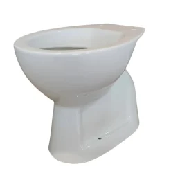 WC Pola con scarico pavimento bianco