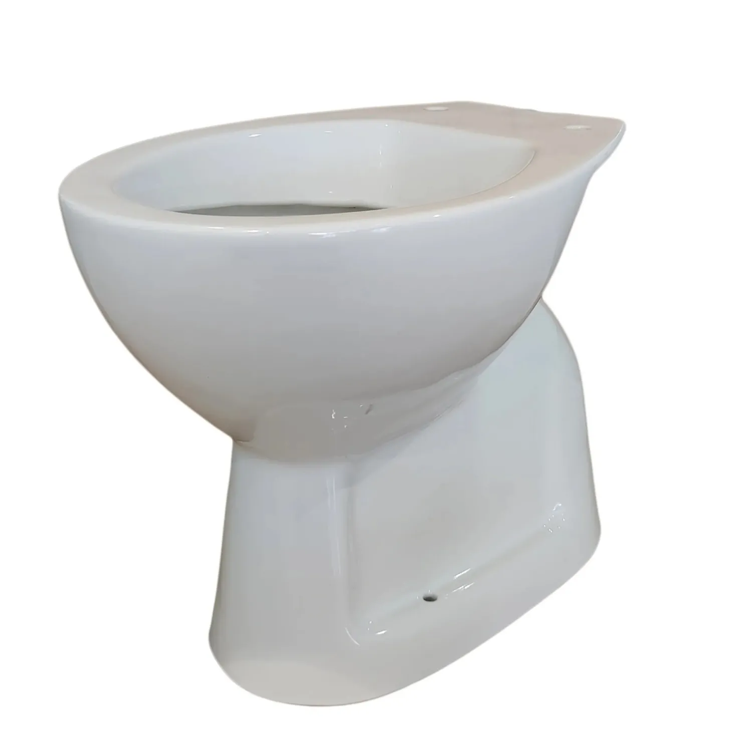 WC Pola con scarico pavimento bianco