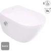 WC smart con sedile apertura automatica 348,x34,9 cm bianco