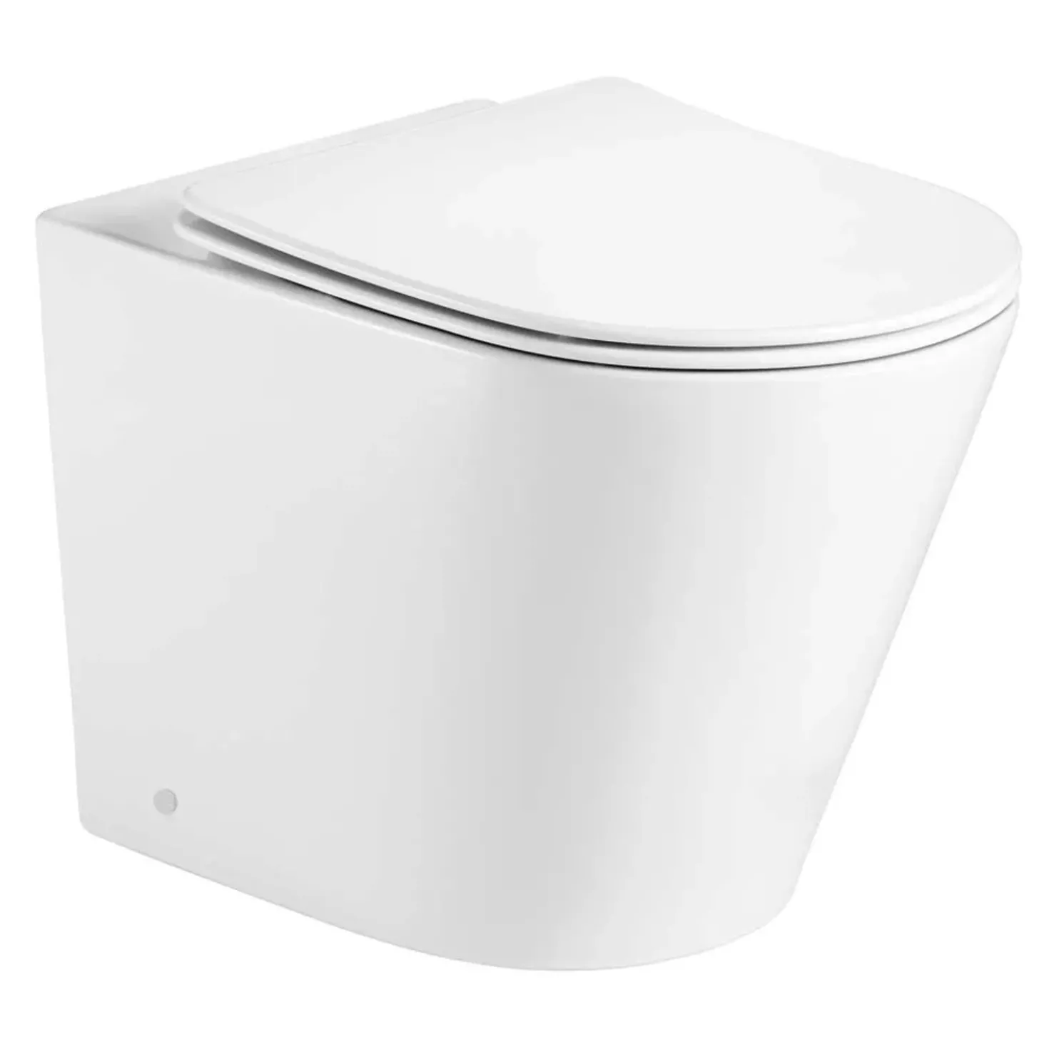 WC vaso Brenta rimless filo muro bianco