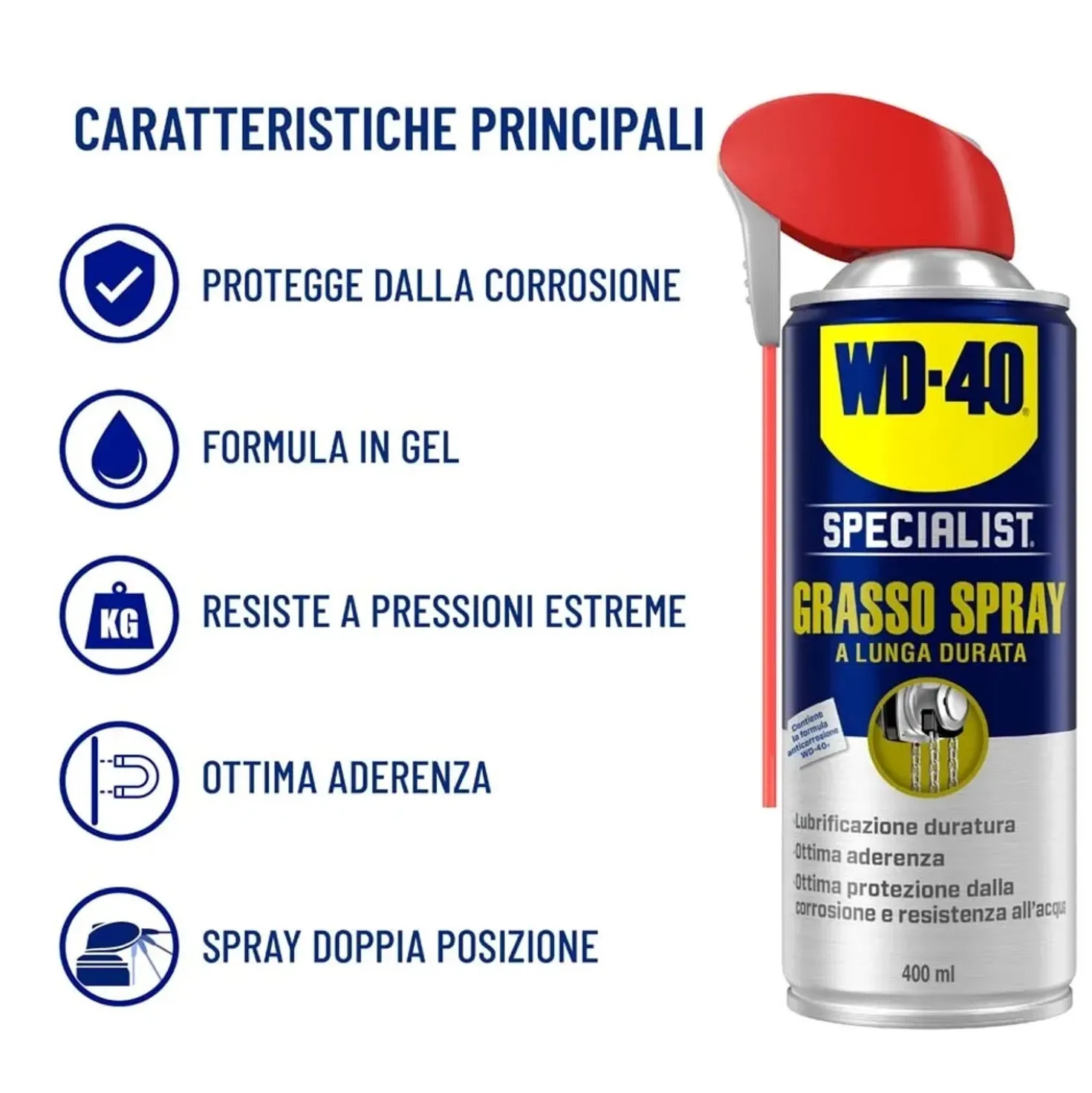 WD-40 Grasso spray Specialist Lunga durata 400 ml