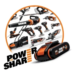 Worx tagliabordi 2 in 1 a batteria 20 V/2 Ah al litio