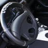 WRC coprivolante nero ricamato silver