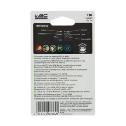 WRC LED 2 lampadine auto T10 12V (W5W)