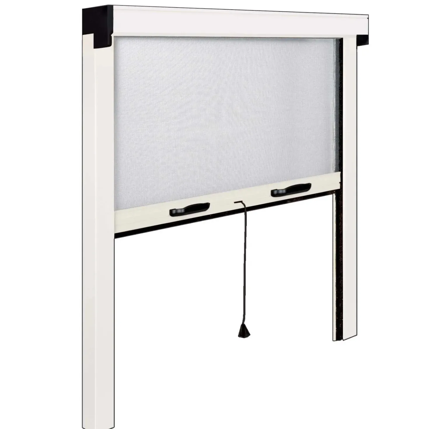 Zanzariera avvolgibile Irs 120x160 cm bianca