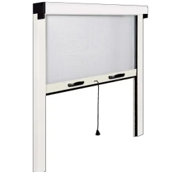 Zanzariera avvolgibile Irs 80x160 cm bianca